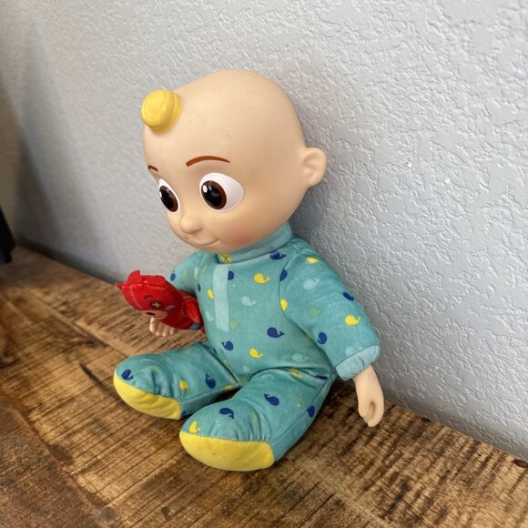 Cocomelon - JJ Doll Bedtime Plush Musical Singing Toy Red Teddy Bear 13" WORKING - Picture 2 of 7